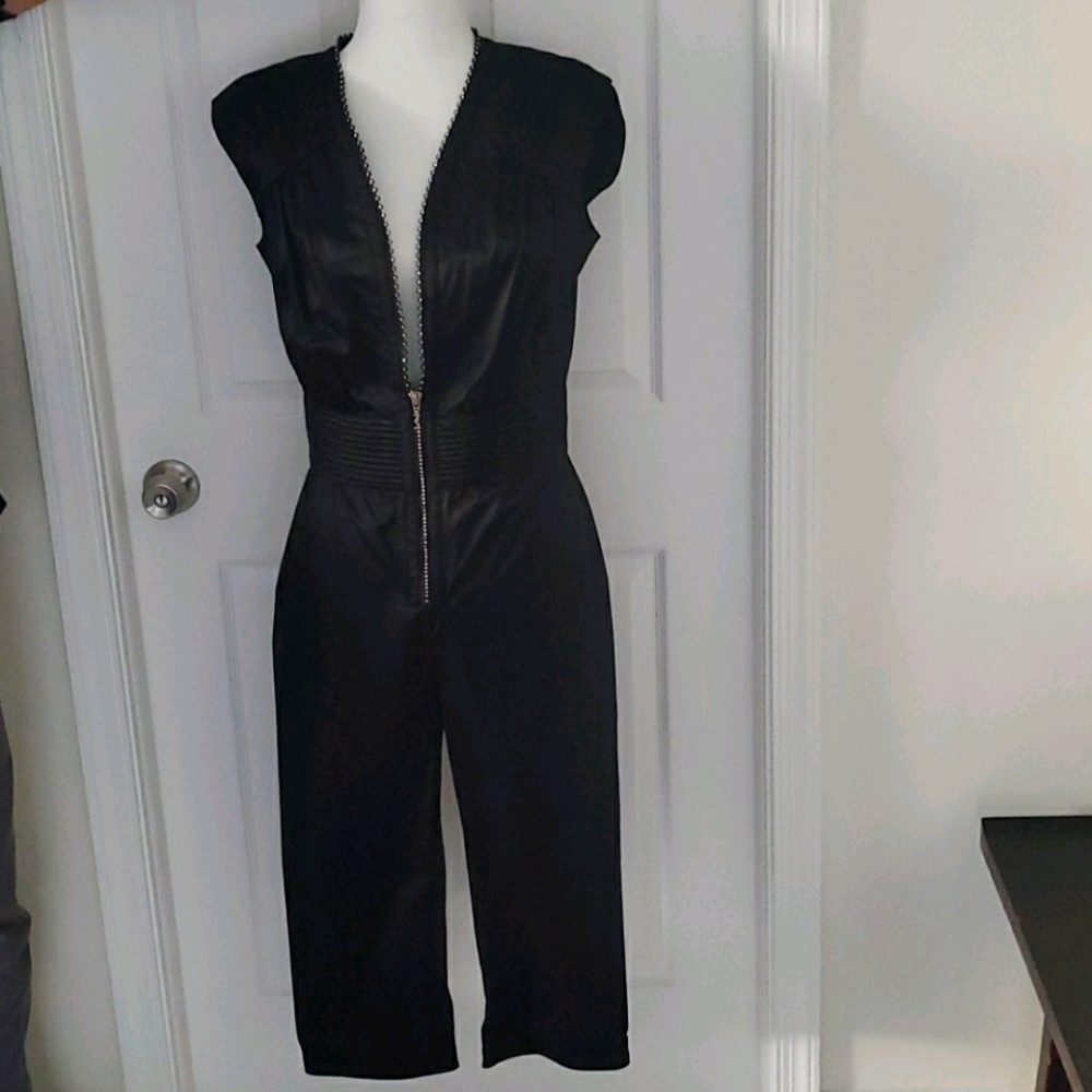 Madonna for H&M black shiny jumpsuit
